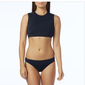 Vince Camuto black cutout back bikini NWT